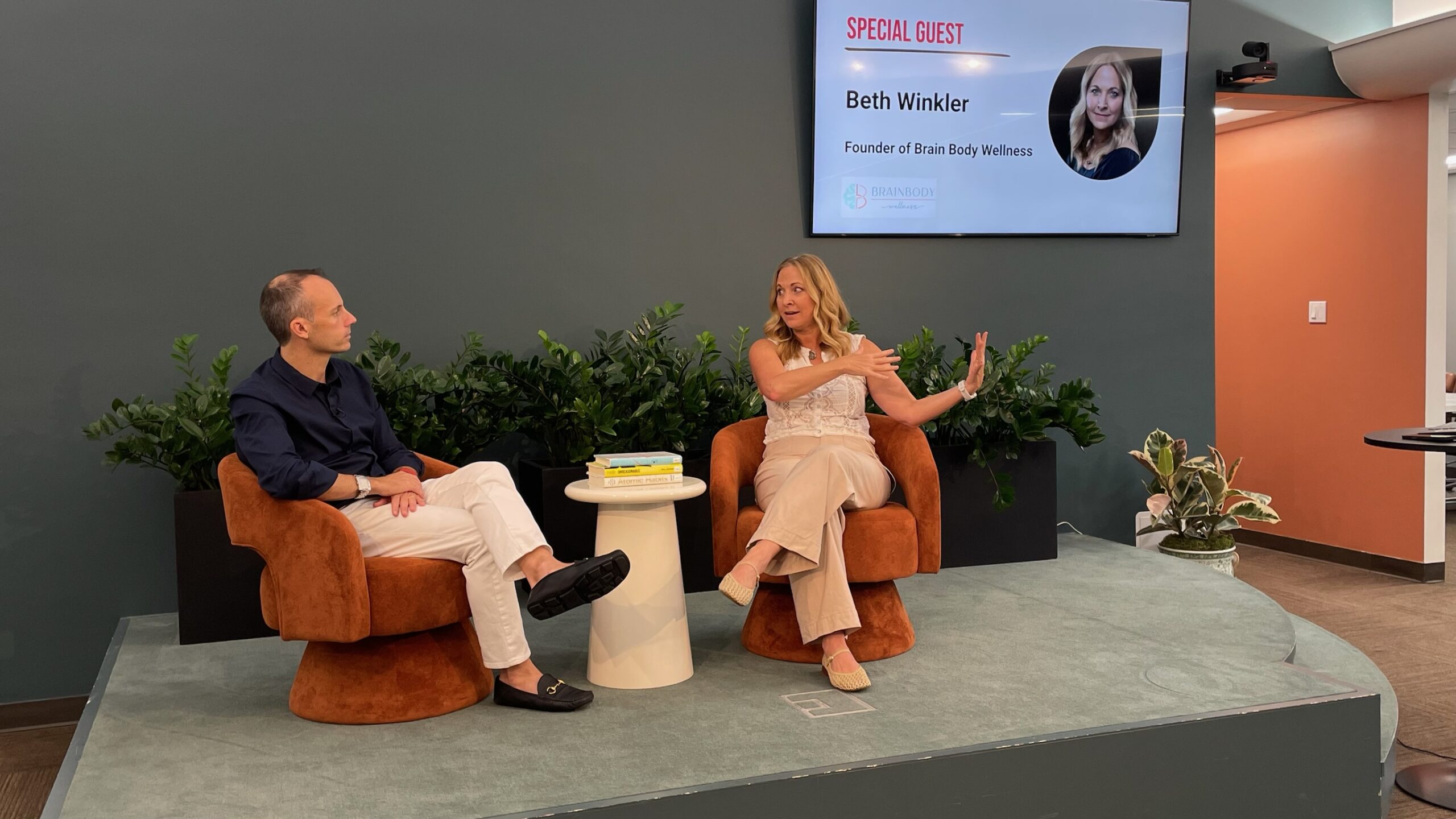 Beth Winkler, founder of Brain Body Wellness, talking chronic pain and the brain with KW New Orleans